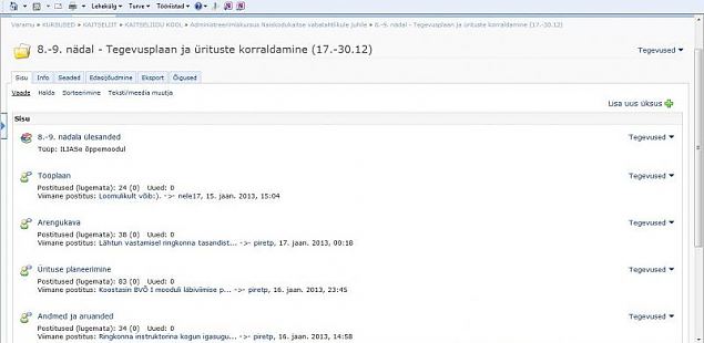 Lppes Naiskodukaitse kige esimene e-kursus