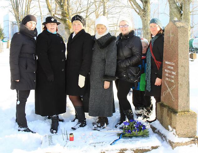 Eesti Vabariigi 95. aastapeva thistamine Harju ringkonnas