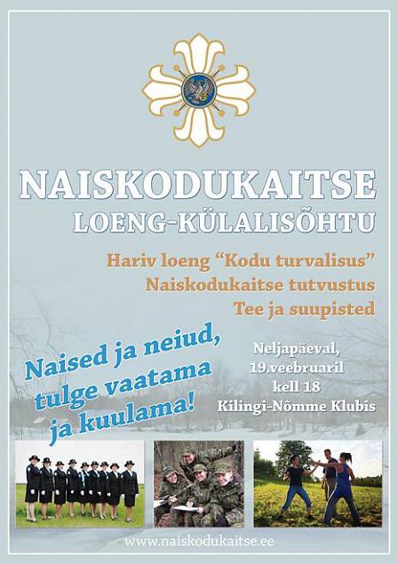 Naiskodukaitsjad lhevad maale