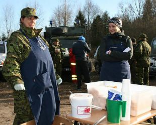 Naiskodukaitse baasvljappe toitlustamise moodul