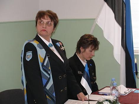 Saaremaa Aasta Naine 2005 on Naiskodukaitse liige Ellen Kask