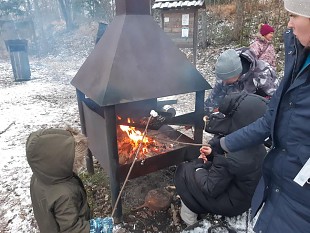 Raketibaasis ellujmist harjutamas 