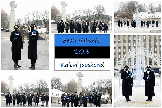 Eesti Vabariigi 103. sünnipäev Kalevi jaoskonnas