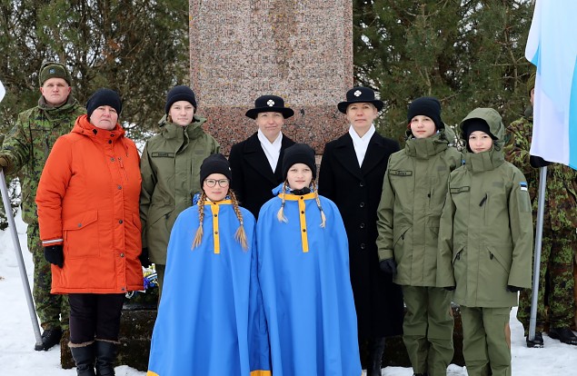 Vabariigi aastapeval avaldati austust vabadussjas angenutele