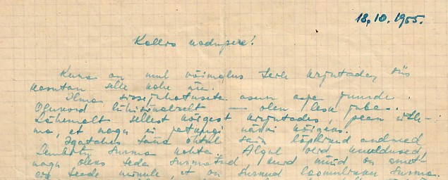 Eili oma vanaisale: „Ma ei unusta Sind!“