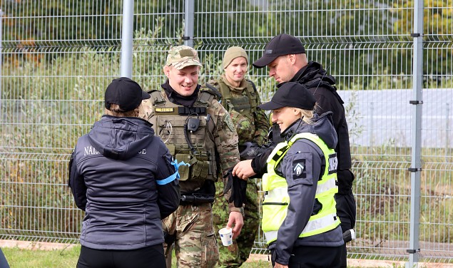 Evakuatsioonirhmad harjutasid massilise sissernde stsenaariume