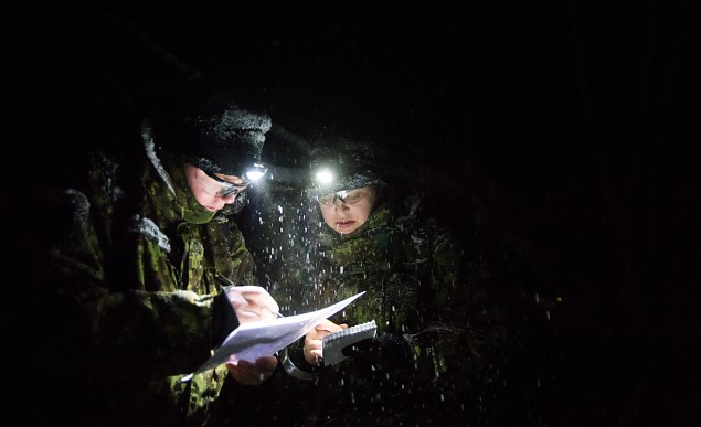 Vereta jaht ehk pimeduses nkku paiskav lumi - orienteerumine Tartu ringkonnas