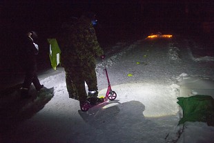 Vereta jaht ehk pimeduses nkku paiskav lumi - orienteerumine Tartu ringkonnas