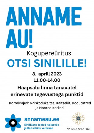 Naiskodukaitse korraldab Sinilille üritusi kõikjal Eestis