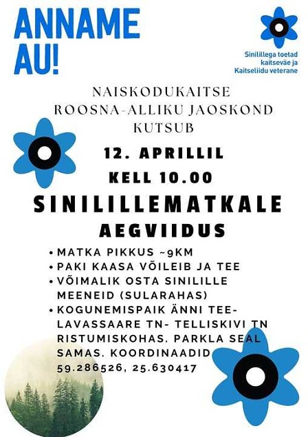 12.-13. aprilli Sinililleritused le Eesti
