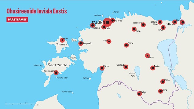 14. mail kivitatakse ppuse Siil raames ohuteavituse tervikssteem EE-ALARM