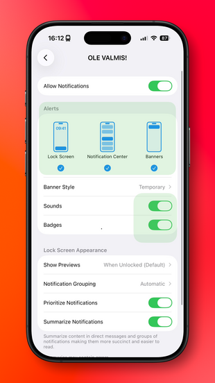 Ohuteavituste seadistamine ''Ole valmis!'' �pis